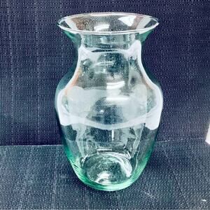 Classic Clear Glass  Vase